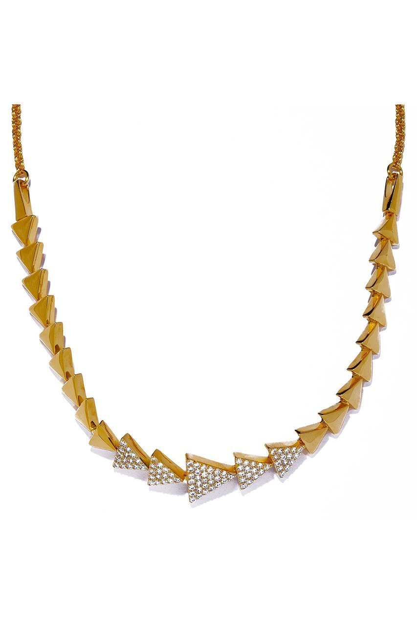 【クイップ クエイント/quip queint】のglister triangle ネックレス インテリア・キッズ・メンズ・レディースファッション・服の通販 founy(ファニー) 　ファッション　Fashion　レディースファッション　Fashion for Women　ジュエリー　Jewelry　ネックレス　Necklaces & Pendants　シルバー　Silver, Metallic Silver　ジャケット　Jacket, Outerwear　ストーン　Stone, Gem-Like　ネックレス　Necklace, Pendant Necklace　モチーフ　Motif, Design Theme　リュクス　Luxury, Elegant, High-End, Chic　ゴールド|ID: prp329100004230881 ipo3291000000035659523