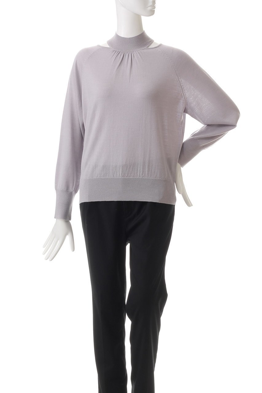 【アナイ/ANAYI】のWSショルダースリット長袖プルオーバー 人気、トレンドファッション・服の通販 founy(ファニー) 　ファッション　Fashion　レディースファッション　WOMEN　トップス・カットソー　Tops/Tshirt　ニット　Knit Tops　プルオーバー　Pullover　なめらか　Smooth　ショルダー　Shoulder　シルク　Silk　シンプル　Simple　スリット　Slit　スリーブ　Sleeve　ロング　Long　A/W・秋冬　Aw・Autumn/Winter・Fw・Fall-Winter　長袖　Long Sleeve　other-2|ID: prp329100004230890 ipo3291000000031382671