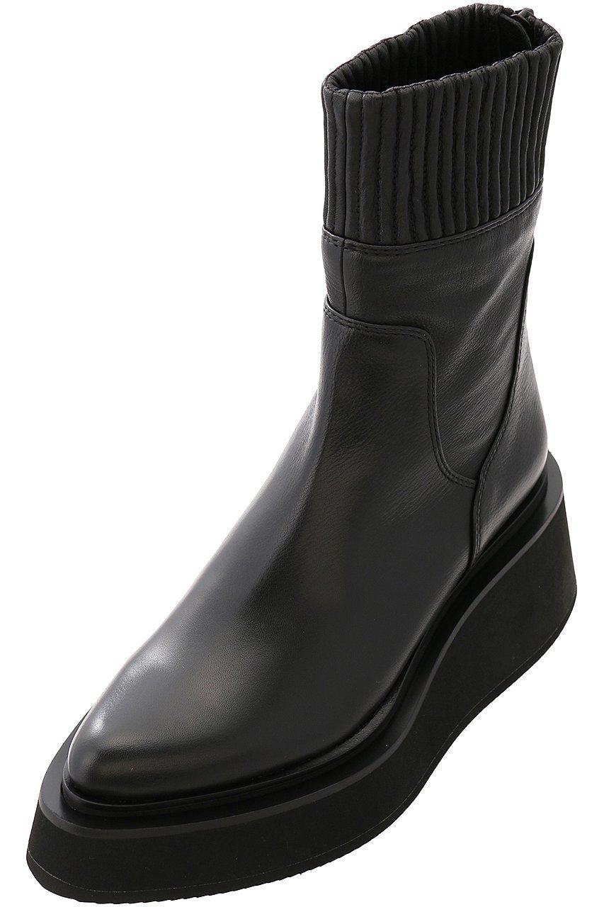 【ピアッカセッテ/ph7+】のポインテッドトウ厚底ショートブーツ 人気、トレンドファッション・服の通販 founy(ファニー) ファッション Fashion レディースファッション Fashion for Women ショート Short, Short Length ストライプ Stripe, Striped Pattern ドッキング Docking, Mixed Material 厚底 Platform Shoes other-3|ID: prp329100004230893 ipo3291000000032872172