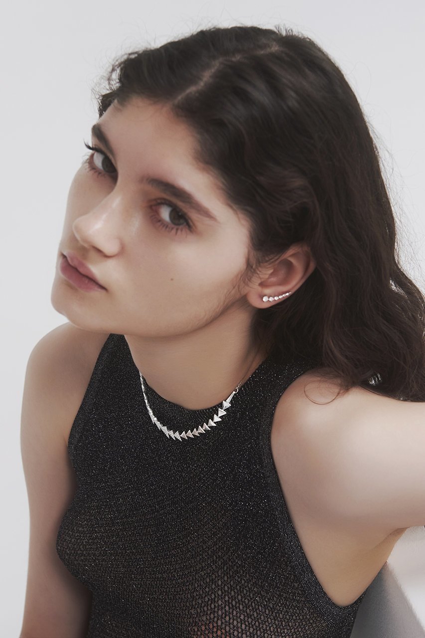 【クイップ クエイント/quip queint】のglister triangle ネックレス 人気、トレンドファッション・服の通販 founy(ファニー) 　ファッション　Fashion　レディースファッション　WOMEN　ジュエリー　Jewelry　ネックレス　Necklaces　シルバー　Silver　ジャケット　Jacket　ストーン　Stone　ネックレス　Necklace　モチーフ　Motif　リュクス　Luxe　other-5|ID: prp329100004230933 ipo3291000000031382906