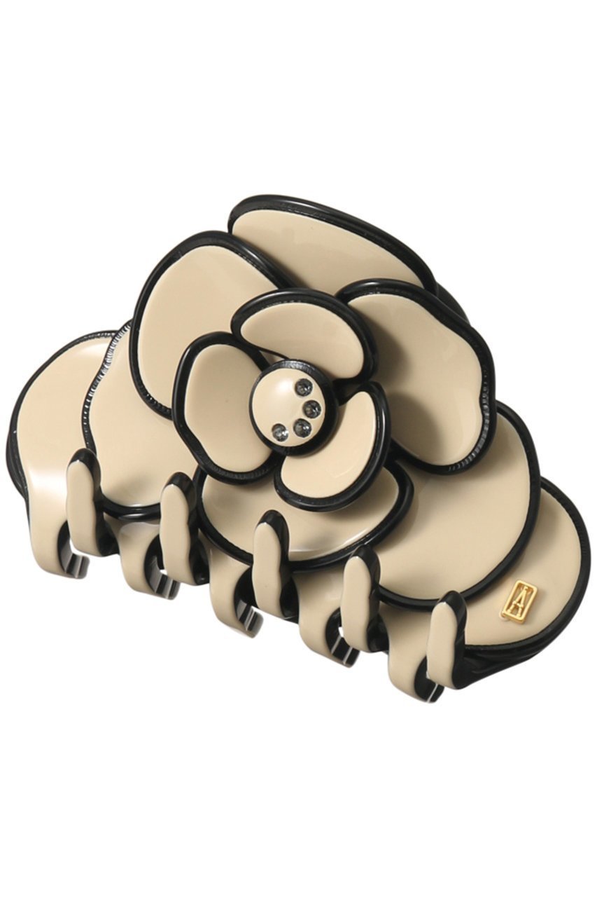 【アレクサンドル ドゥ パリ/ALEXANDRE DE PARIS】のCLIP S (6cm)/クリップ インテリア・キッズ・メンズ・レディースファッション・服の通販 founy(ファニー) ファッション Fashion レディースファッション Fashion for Women シュシュ&ヘアアクセ/ヘアアレンジ Scrunchies & Hair Accessories アクセサリー Fashion Accessories シンプル Simple, Minimal バレッタ Barrette, Hair Clip パーティ Party, Party Style ビジュー Bijou, Jewel-like Accent フェミニン Feminine, Girly フラワー Flower, Floral ベージュxブラック(X)|ID: prp329100004230934 ipo3291000000032821683