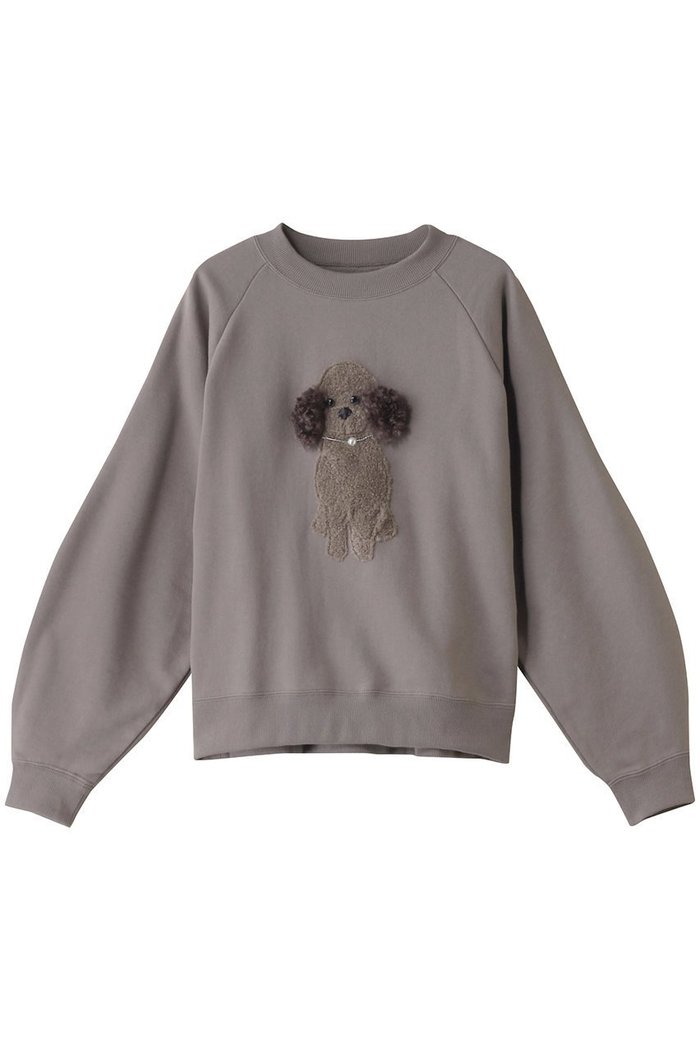 【ミュベール/MUVEIL】の【ELLE SHOP 限定】トイプードルボリュームスリーブスウェット インテリア・キッズ・メンズ・レディースファッション・服の通販 founy(ファニー) https://founy.com/ ファッション Fashion レディースファッション Fashion for Women トップス・カットソー Cut & Sew Tops シャツ・ブラウス・オフィスカジュアル Elegant Blouses & Button-Ups レディースパーカー・カジュアルフーディー Casual Hoodies & Sweatshirts ロングTシャツ・Tシャツ Longline T-Shirts & Tees スウェット・クルーネックトップス Sweatshirts & Crewnecks / Relaxed Fit Sweat Tops カットソー・ベーシックTシャツ Cut-and-Sewn Tops / Stretch Tees & Basics ボリューム袖・フリルスリーブブラウス Voluminous & Ruffle Sleeves / Puffy Sleeve Tops コンパクト Compact, Small Size スリーブ Sleeve, Long Sleeve / Short Sleeve バルーン Balloon, Balloon Silhouette パール Pearl, Pearl Accent エレガント 上品 Elegant 別注 Limited Edition, Custom Order 吸水 Absorbent, Quick-Dry |ID: prp329100004231818 ipo3291000000032852202