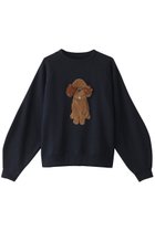 【ミュベール/MUVEIL】の【ELLE SHOP 限定】トイプードルボリュームスリーブスウェット 人気、トレンドファッション・服の通販 founy(ファニー) ファッション Fashion レディースファッション Fashion for Women トップス・カットソー Cut & Sew Tops シャツ・ブラウス・オフィスカジュアル Elegant Blouses & Button-Ups レディースパーカー・カジュアルフーディー Casual Hoodies & Sweatshirts ロングTシャツ・Tシャツ Longline T-Shirts & Tees スウェット・クルーネックトップス Sweatshirts & Crewnecks / Relaxed Fit Sweat Tops カットソー・ベーシックTシャツ Cut-and-Sewn Tops / Stretch Tees & Basics ボリューム袖・フリルスリーブブラウス Voluminous & Ruffle Sleeves / Puffy Sleeve Tops コンパクト Compact, Small Size スリーブ Sleeve, Long Sleeve / Short Sleeve バルーン Balloon, Balloon Silhouette パール Pearl, Pearl Accent エレガント 上品 Elegant 別注 Limited Edition, Custom Order 吸水 Absorbent, Quick-Dry thumbnail ネイビー|ID: prp329100004231818 ipo3291000000032852216