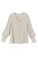 【デイジーリン/DAISY LIN】のDaisy Sophisticated Blouse 人気、トレンドファッション・服の通販 founy(ファニー) ファッション Fashion レディースファッション WOMEN トップス・カットソー Tops/Tshirt シャツ/ブラウス Shirts/Blouses ウォッシャブル Washable カフス Cuffs サテン Satin ストレッチ Stretch スリット Slit スリーブ Sleeve ドレープ Drape バランス Balance パウダー Powder ベーシック Basic ロング Long NEW・新作・新着・新入荷 New Arrivals |ID:prp329100004231832