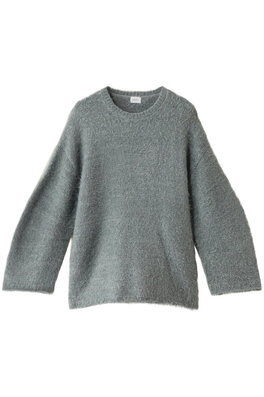 【マノフ/MANOF】のSHAGGY LAME KNIT TOPS ニット インテリア・キッズ・メンズ・レディースファッション・服の通販 founy(ファニー) ファッション Fashion レディースファッション Fashion for Women トップス・カットソー Cut & Sew Tops ニット Knit Tops & Sweaters カジュアルプルオーバー・ニットトップス Pullovers & Knit Tops / Casual Pullovers シンプル Simple, Minimal トレンド Trend, Trending Now リラックス Relax, Relaxed Fit MINT|ID: prp329100004231835 ipo3291000000035372191