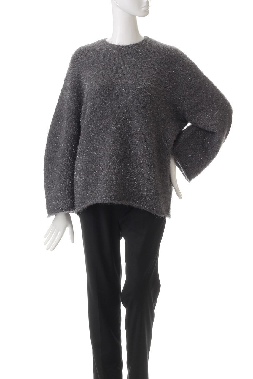 【マノフ/MANOF】のSHAGGY LAME KNIT TOPS ニット 人気、トレンドファッション・服の通販 founy(ファニー) ファッション Fashion レディースファッション Fashion for Women トップス・カットソー Cut & Sew Tops ニット Knit Tops & Sweaters カジュアルプルオーバー・ニットトップス Pullovers & Knit Tops / Casual Pullovers シンプル Simple, Minimal トレンド Trend, Trending Now リラックス Relax, Relaxed Fit other-2|ID: prp329100004231835 ipo3291000000035372194