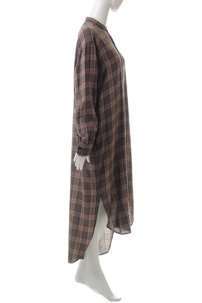 【サイ サイベーシックス/Scye SCYE BASICS】のフリングウール ビエラ シャツドレス 人気、トレンドファッション・服の通販 founy(ファニー) 　ファッション　Fashion　レディースファッション　WOMEN　ワンピース　Dress　ドレス　Party Dresses　チュニック　Tunic　チェック　Check　チュニック　Tunic　ドレス　Dress　ドレープ　Drape　ロング　Long　エレガント 上品　Elegant　other-3|ID: prp329100004231837 ipo3291000000031382062