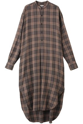 【サイ サイベーシックス/Scye SCYE BASICS】のフリングウール ビエラ シャツドレス 人気、トレンドファッション・服の通販 founy(ファニー) ファッション Fashion レディースファッション Fashion for Women ワンピース Dresses フォーマル・パーティードレス・結婚式用ドレス Elegant & Casual Dresses チュニック Tunic Tops & Dresses チェック Check, Plaid, Tartan チュニック Tunic, Long Top ドレス Dress, One-Piece ドレープ Drape, Draping Fabric ロング Long, Long-Length エレガント 上品 Elegant |ID:prp329100004231837