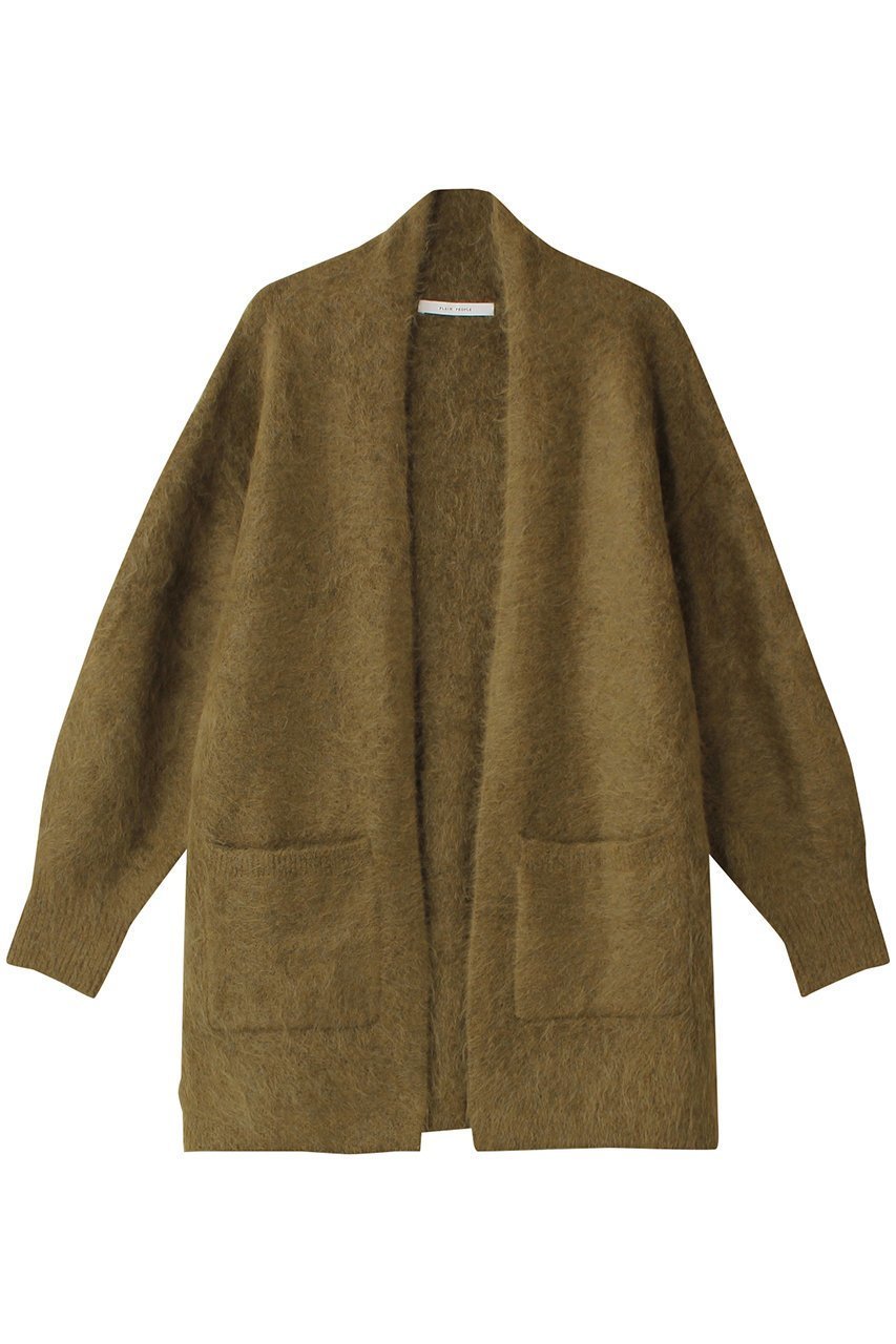 【プレインピープル/PLAIN PEOPLE】のアルパカナイロンミドル丈ニットカーディガン インテリア・キッズ・メンズ・レディースファッション・服の通販 founy(ファニー) ファッション Fashion レディースファッション Fashion for Women トップス・カットソー Cut & Sew Tops ニット Knit Tops & Sweaters カーディガン・羽織り Layered Style Cardigans カーディガン Cardigan, Knitwear フロント Front, Front Design ポケット Pocket, Pocket Detail ミドル Middle Length, Mid Height A/W・秋冬 Autumn/Winter オリーブ|ID: prp329100004231842 ipo3291000000035372185