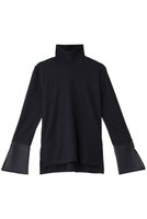 【ランバン オン ブルー/LANVIN en Bleu】のシアーコンビカフスカットソー 人気、トレンドファッション・服の通販 founy(ファニー) ファッション Fashion レディースファッション WOMEN トップス・カットソー Tops/Tshirt シャツ/ブラウス Shirts/Blouses ロング / Tシャツ T-Shirts カットソー Cut and Sewn おすすめ Recommend カフス Cuffs シアー Sheer シンプル Simple ジャケット Jacket スリーブ Sleeve ドッキング Docking ロング Long NEW・新作・新着・新入荷 New Arrivals |ID:prp329100004231843