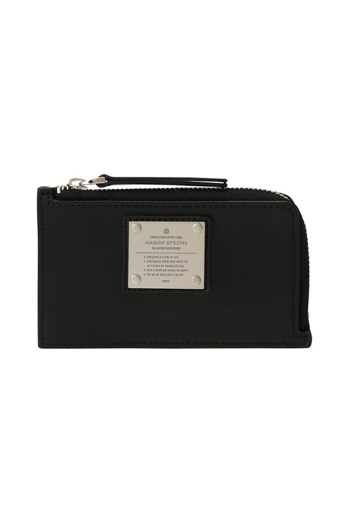 【メゾンスペシャル/MAISON SPECIAL】の【UNISEX】フラグメントケース メタルプレートつき インテリア・キッズ・メンズ・レディースファッション・服の通販 founy(ファニー) https://founy.com/ ファッション Fashion レディースファッション Fashion for Women ミニ財布・二つ折り財布 Wallets & Card Cases ユニセックス Unisex, Genderless おすすめ Recommended / Our Picks ギフト プレゼント Gift / Present コイン Coin, Coin Design スリム Slim, Slim Fit トラベル Travel, Travel Gear フロント Front, Front Design プレート Plate, Dish ポケット Pocket, Pocket Detail メタル Metal, Metal Parts 財布 Wallet, Purse |ID: prp329100004231849 ipo3291000000036956105