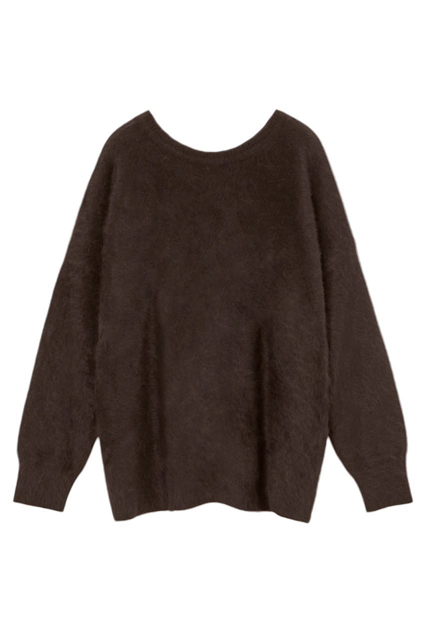 【アナイ/ANAYI】のフラッフィオーバーサイズ プルオーバー インテリア・キッズ・メンズ・レディースファッション・服の通販 founy(ファニー) 　ファッション　Fashion　レディースファッション　Fashion for Women　トップス・カットソー　Cut & Sew Tops　ニット　Knit Tops & Sweaters　カジュアルプルオーバー・ニットトップス　Pullovers & Knit Tops / Casual Pullovers　人気　Popular, Best Seller　定番　Standard, Basic Item　秋　Autumn　ブラウン|ID: prp329100004233181 ipo3291000000032911998