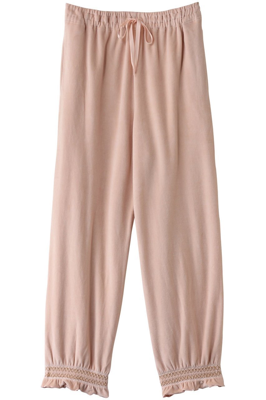 【キッドブルー/KID BLUE】の24コットンベロアボトム インテリア・キッズ・メンズ・レディースファッション・服の通販 founy(ファニー) 　ファッション　Fashion　レディースファッション　Fashion for Women　トップス・カットソー　Cut & Sew Tops　ベロアトップス　Velour Tops / Velvet-Look Items　セットアップ　Set-Up, Coordinated Outfit　パジャマ　Pajamas, Sleepwear　ベロア　Velour, Soft Velvet　ボトム　Bottoms, Lower Wear　リラックス　Relax, Relaxed Fit　再入荷　Restock / Back in Stock　ピンク|ID: prp329100004233183 ipo3291000000035698960