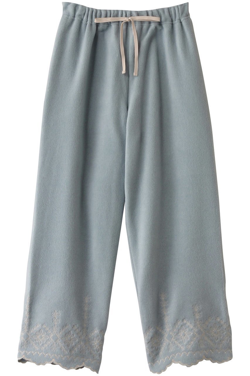 【キッドブルー/KID BLUE】の24フリースエンブボトム インテリア・キッズ・メンズ・レディースファッション・服の通販 founy(ファニー) ファッション Fashion レディースファッション Fashion for Women トップス・カットソー Cut & Sew Tops なめらか Smooth, Silky Texture パジャマ Pajamas, Sleepwear モチーフ Motif, Design Theme リラックス Relax, Relaxed Fit レース Lace, Lace Fabric 再入荷 Restock / Back in Stock ユーカリ|ID: prp329100004233204 ipo3291000000034875465