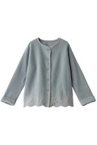 【キッドブルー/KID BLUE】の24フリースエンブトップ 人気、トレンドファッション・服の通販 founy(ファニー) ファッション Fashion レディースファッション Fashion for Women なめらか Smooth, Silky Texture パジャマ Pajamas, Sleepwear モチーフ Motif, Design Theme リラックス Relax, Relaxed Fit レース Lace, Lace Fabric A/W・秋冬 Autumn/Winter thumbnail ユーカリ|ID: prp329100004233205 ipo3291000000032834100