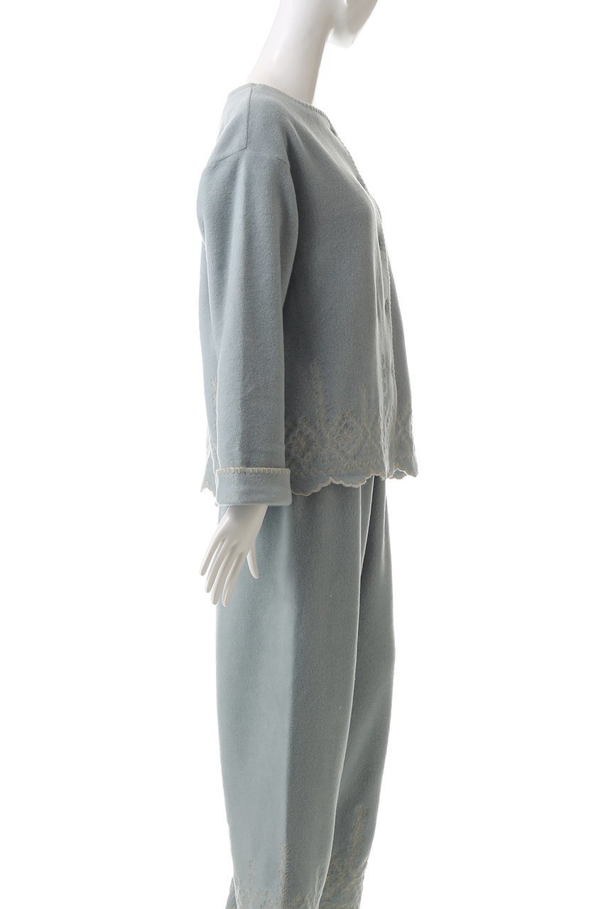 【キッドブルー/KID BLUE】の24フリースエンブトップ 人気、トレンドファッション・服の通販 founy(ファニー) 　ファッション　Fashion　レディースファッション　Fashion for Women　なめらか　Smooth, Silky Texture　パジャマ　Pajamas, Sleepwear　モチーフ　Motif, Design Theme　リラックス　Relax, Relaxed Fit　レース　Lace, Lace Fabric　A/W・秋冬　Autumn/Winter　other-3|ID: prp329100004233205 ipo3291000000032834102