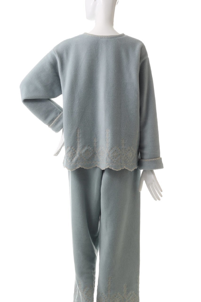 【キッドブルー/KID BLUE】の24フリースエンブトップ 人気、トレンドファッション・服の通販 founy(ファニー) 　ファッション　Fashion　レディースファッション　Fashion for Women　なめらか　Smooth, Silky Texture　パジャマ　Pajamas, Sleepwear　モチーフ　Motif, Design Theme　リラックス　Relax, Relaxed Fit　レース　Lace, Lace Fabric　A/W・秋冬　Autumn/Winter　other-4|ID: prp329100004233205 ipo3291000000032834103