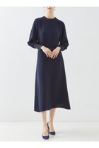 【デザイン ワークス/DESIGN WORKS】のジョーゼットワンピース ネイビー|ID:prp329100004233213