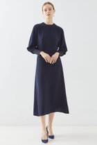 【デザイン ワークス/DESIGN WORKS】のジョーゼットワンピース ネイビー|ID: prp329100004233213 ipo3291000000032880516