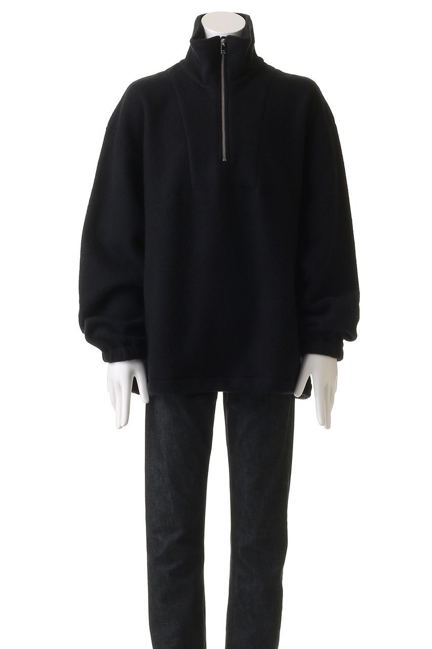 【ヨーク/YOKE / MEN】の【MEN】WOOL FREECE ハーフジッププルオーバー 人気、トレンドファッション・服の通販 founy(ファニー) 　ファッション　Fashion　メンズファッション　MEN　トップス・カットソー　Tops/Tshirt/Men　ニット　Knit Tops　スラックス　Slacks　ハイネック　High Neck　バランス　Balance　ワイド　Wide　今季　This Season　other-2|ID: prp329100004233239 ipo3291000000031381651