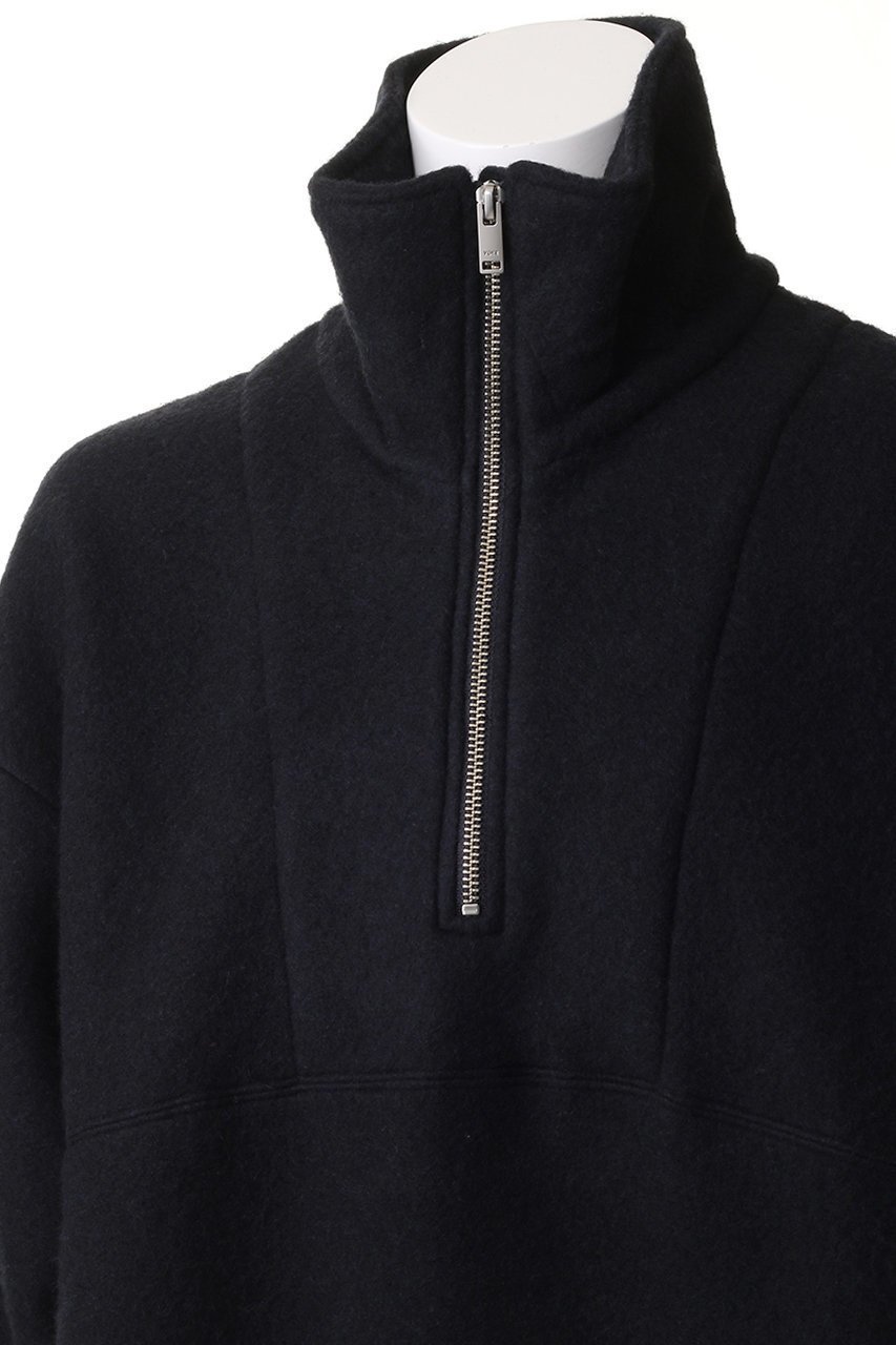 【ヨーク/YOKE / MEN】の【MEN】WOOL FREECE ハーフジッププルオーバー 人気、トレンドファッション・服の通販 founy(ファニー) 　ファッション　Fashion　メンズファッション　MEN　トップス・カットソー　Tops/Tshirt/Men　ニット　Knit Tops　スラックス　Slacks　ハイネック　High Neck　バランス　Balance　ワイド　Wide　今季　This Season　other-5|ID: prp329100004233239 ipo3291000000031381658