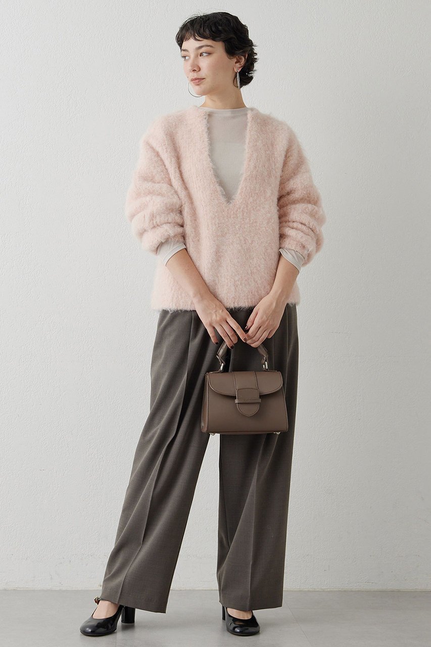 【ウィムガゼット/Whim Gazette】のシアーフライスクルーネックプルオーバー 人気、トレンドファッション・服の通販 founy(ファニー) 　ファッション　Fashion　レディースファッション　WOMEN　トップス・カットソー　Tops/Tshirt　シャツ/ブラウス　Shirts/Blouses　ロング / Tシャツ　T-Shirts　プルオーバー　Pullover　カットソー　Cut and Sewn　インナー　Inner　コンパクト　Compact　シアー　Sheer　シンプル　Simple　ジャケット　Jacket　スウェット　Sweat　スタンダード　Standard　スリーブ　Sleeve　ビスチェ　Bustier　フィット　Fit　ベスト　Vest　ロング　Long　エレガント 上品　Elegant　other-5|ID: prp329100004233256 ipo3291000000031381738