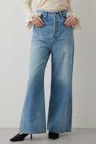 【ウィムガゼット/Whim Gazette】のワイドフレアデニムパンツ インディゴブルー|ID: prp329100004233258 ipo3291000000036226879