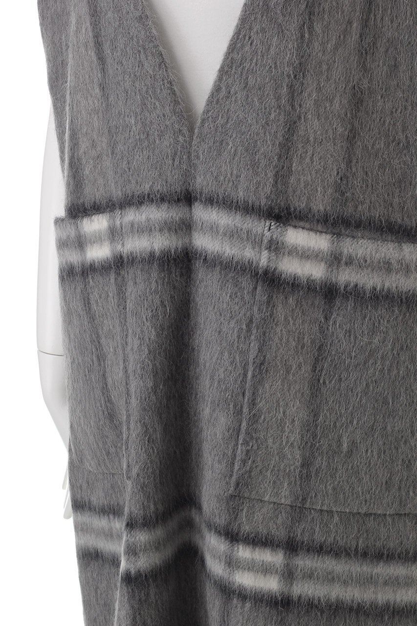 【アドーア/ADORE】のアルパカシャギーチェックワンピース 人気、トレンドファッション・服の通販 founy(ファニー) 　ファッション　Fashion　レディースファッション　Fashion for Women　ワンピース　Dresses　チュニック　Tunic Tops & Dresses　エレガント 上品　Elegant　チェック　Check, Plaid, Tartan　チュニック　Tunic, Long Top　ロング　Long, Long-Length　A/W・秋冬　Autumn/Winter　other-5|ID: prp329100004233264 ipo3291000000032888891