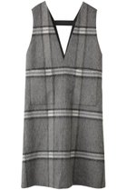 【アドーア/ADORE】のアルパカシャギーチェックワンピース グレー|ID: prp329100004233264 ipo3291000000035737618