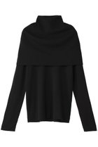 【ミズイロ インド/mizuiro ind】のcape collar rib P/O プルオーバー black|ID: prp329100004233268 ipo3291000000032964126