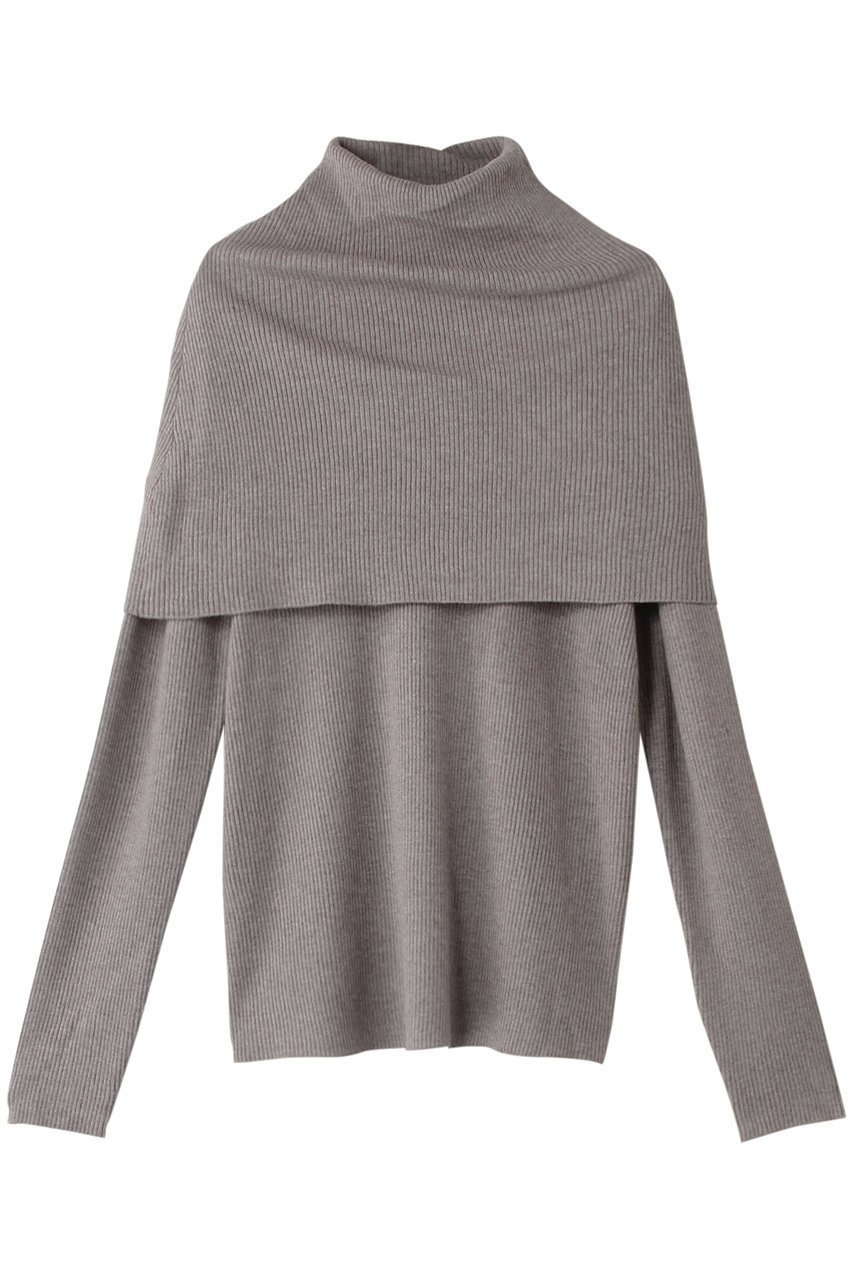 【ミズイロ インド/mizuiro ind】のcape collar rib P/O プルオーバー 人気、トレンドファッション・服の通販 founy(ファニー) 　ファッション　Fashion　レディースファッション　Fashion for Women　トップス・カットソー　Cut & Sew Tops　ニット　Knit Tops & Sweaters　カジュアルプルオーバー・ニットトップス　Pullovers & Knit Tops / Casual Pullovers　シンプル　Simple, Minimal　フィット　Fit, Slim Fit　 other-1|ID: prp329100004233268 ipo3291000000035655846