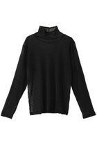 【ミズイロ インド/mizuiro ind】のmesh dots high neck P/O プルオーバー black|ID:prp329100004233269