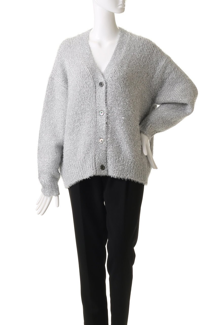 【プルミエ アロンディスモン/1er Arrondissement】のラメシャギーカーディガン 人気、トレンドファッション・服の通販 founy(ファニー) 　ファッション　Fashion　レディースファッション　WOMEN　トップス・カットソー　Tops/Tshirt　ニット　Knit Tops　カーディガン　Cardigans　カーディガン　Cardigan　トレンド　Trend　ファブリック　Fabric　other-2|ID: prp329100004233274 ipo3291000000031381812