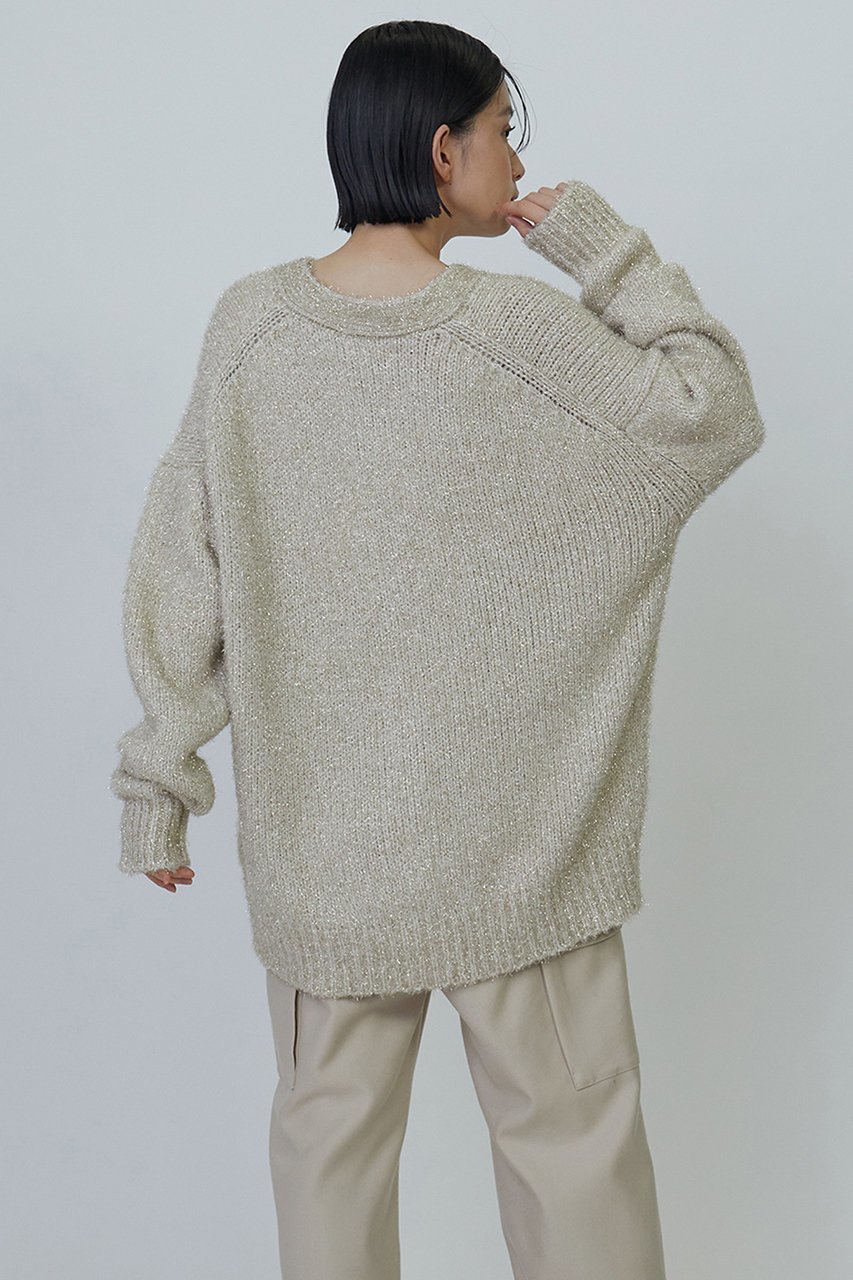 【プルミエ アロンディスモン/1er Arrondissement】のラメシャギーカーディガン 人気、トレンドファッション・服の通販 founy(ファニー) 　ファッション　Fashion　レディースファッション　Fashion for Women　トップス・カットソー　Cut & Sew Tops　ニット　Knit Tops & Sweaters　カーディガン・羽織り　Layered Style Cardigans　カーディガン　Cardigan, Knitwear　トレンド　Trend, Trending Now　ファブリック　Fabric, Textile　other-6|ID: prp329100004233274 ipo3291000000035623459