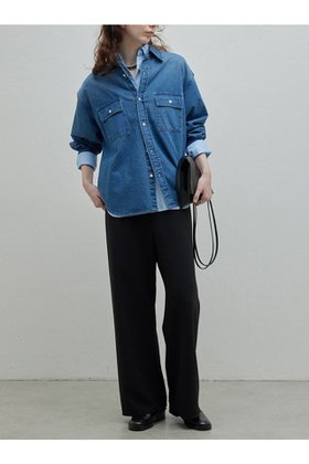 【ガリャルダガランテ/GALLARDAGALANTE】のデニムシャツ 人気、トレンドファッション・服の通販 founy(ファニー) ファッション Fashion レディースファッション WOMEN トップス・カットソー Tops/Tshirt シャツ/ブラウス Shirts/Blouses スリーブ Sleeve デニム Denim ロング Long NEW・新作・新着・新入荷 New Arrivals |ID:prp329100004234465