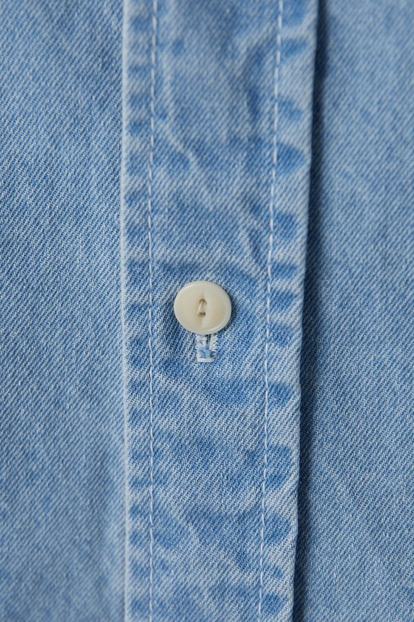 【ガリャルダガランテ/GALLARDAGALANTE】のデニムシャツ 人気、トレンドファッション・服の通販 founy(ファニー) 　ファッション　Fashion　レディースファッション　Fashion for Women　トップス・カットソー　Cut & Sew Tops　シャツ・ブラウス・オフィスカジュアル　Elegant Blouses & Button-Ups　スリーブ　Sleeve, Long Sleeve / Short Sleeve　デニム　Denim, Jeans Material　ロング　Long, Long-Length　other-8|ID: prp329100004234465 ipo3291000000034463383