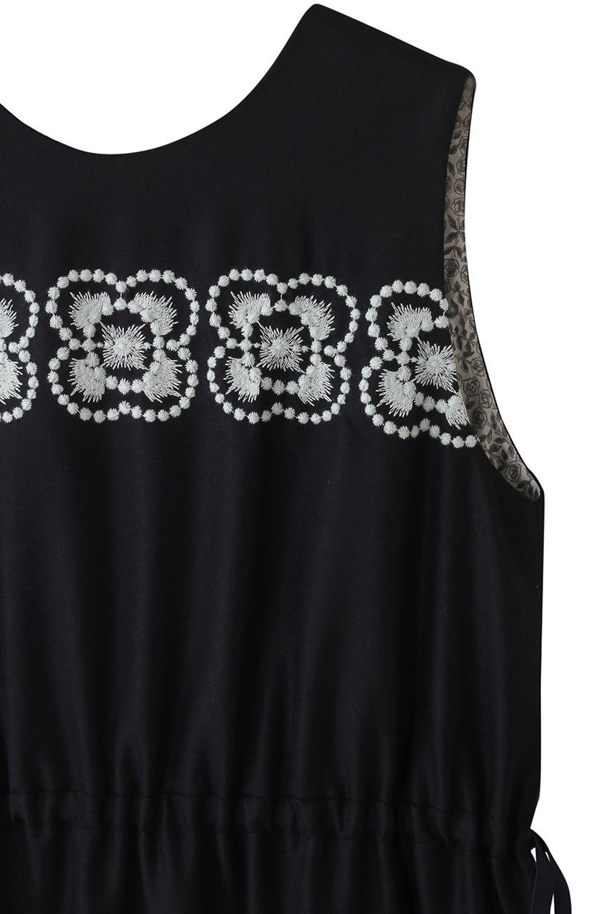 【ミナ ペルホネン/mina perhonen / KIDS】の【KIDS】blumen ワンピース ネイビー L(140cm相当) 人気、トレンドファッション・服の通販 founy(ファニー) 　ファッション　Fashion　キッズファッション　Fashion for Kids　ワンピース　Dresses　ドット　Polka Dot, Dot Pattern　パーティ　Party, Party Style　フェミニン　Feminine, Girly　other-3|ID: prp329100004234478 ipo3291000000036236294