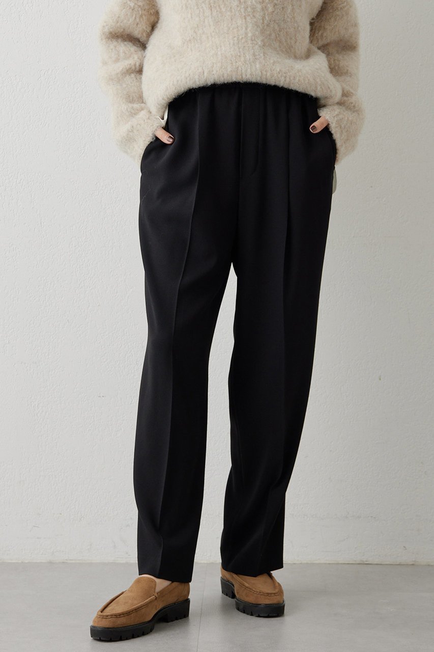 【ウィムガゼット/Whim Gazette】のバックサテンイージーパンツ 人気、トレンドファッション・服の通販 founy(ファニー) 　ファッション　Fashion　レディースファッション　Fashion for Women　パンツ　Pants & Trousers　バッグ　Bags　ストレッチ　Stretch, Stretchy Fabric　センター　Center, Center Line　ドローコード　Drawcord, Drawstring Cord　ベーシック　Basic, Essential　エレガント 上品　Elegant　other-6|ID: prp329100004234483 ipo3291000000033654689