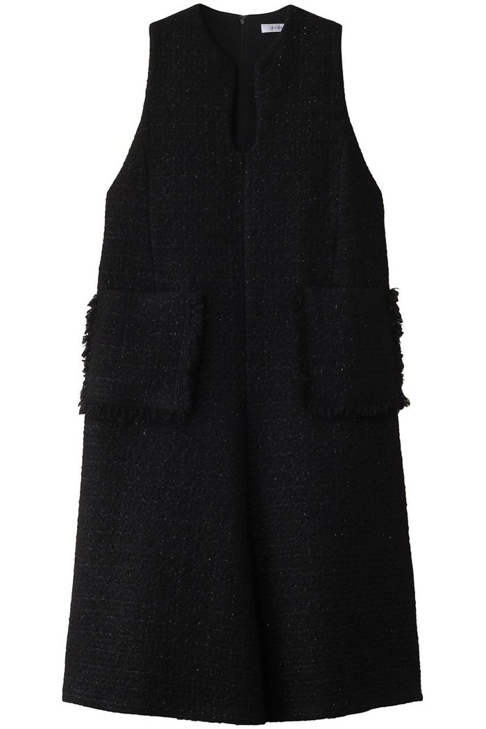 【アドーア/ADORE】のブラックラメツイードワンピース インテリア・キッズ・メンズ・レディースファッション・服の通販 founy(ファニー) https://founy.com/ ファッション Fashion レディースファッション Fashion for Women ワンピース Dresses チュニック Tunic Tops & Dresses スリット Slit, Slit Detail チュニック Tunic, Long Top ツイード Twill, Twill Weave ドロップ Drop Shoulder, Dropped Style パーティ Party, Party Style ポケット Pocket, Pocket Detail ロング Long, Long-Length |ID: prp329100004234490 ipo3291000000032888979