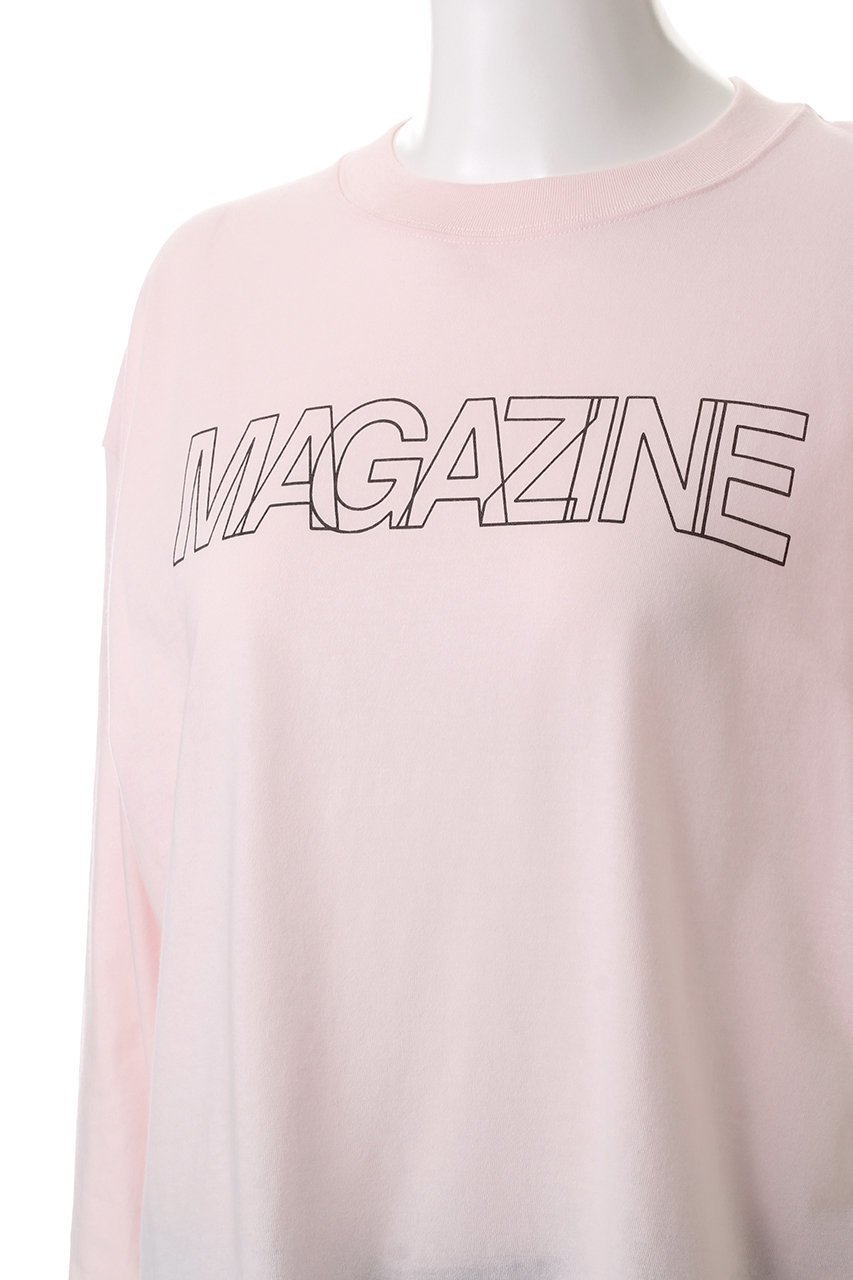 【サードマガジン/THIRD MAGAZINE】のロゴロングスリーブTシャツ 人気、トレンドファッション・服の通販 founy(ファニー) 　ファッション　Fashion　レディースファッション　Fashion for Women　トップス・カットソー　Cut & Sew Tops　シャツ・ブラウス・オフィスカジュアル　Elegant Blouses & Button-Ups　ロングTシャツ・Tシャツ　Longline T-Shirts & Tees　カットソー・ベーシックTシャツ　Cut-and-Sewn Tops / Stretch Tees & Basics　スリーブ　Sleeve, Long Sleeve / Short Sleeve　フロント　Front, Front Design　ボトム　Bottoms, Lower Wear　ロング　Long, Long-Length　other-5|ID: prp329100004234492 ipo3291000000035933026