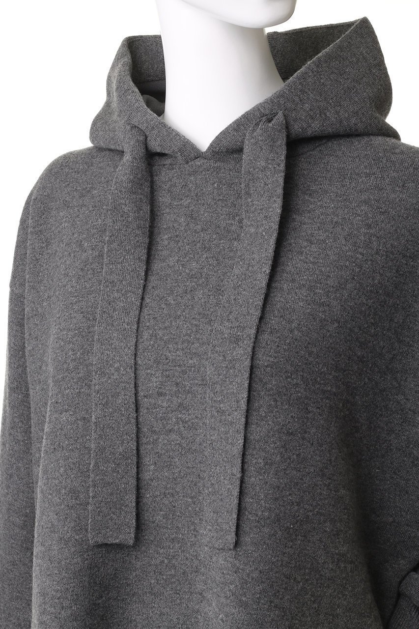 【プルミエ アロンディスモン/1er Arrondissement】のウールカシミアダブルフェイスフーディー 人気、トレンドファッション・服の通販 founy(ファニー) 　ファッション　Fashion　レディースファッション　Fashion for Women　トップス・カットソー　Cut & Sew Tops　ニット　Knit Tops & Sweaters　レディースパーカー・カジュアルフーディー　Casual Hoodies & Sweatshirts　スリット　Slit, Slit Detail　スリム　Slim, Slim Fit　パーカー　Hoodie, Parka　ポンチョ　Poncho, Cape Style　リラックス　Relax, Relaxed Fit　ルーズ　Loose, Oversized　ワイド　Wide, Wide Fit　軽量　Lightweight, Ultra Light　other-5|ID: prp329100004234499 ipo3291000000032965071