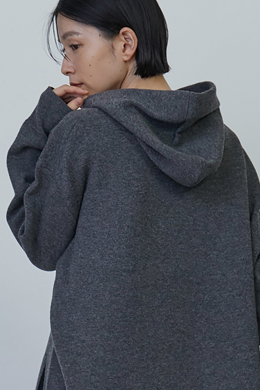 【プルミエ アロンディスモン/1er Arrondissement】のウールカシミアダブルフェイスフーディー 人気、トレンドファッション・服の通販 founy(ファニー) 　ファッション　Fashion　レディースファッション　Fashion for Women　トップス・カットソー　Cut & Sew Tops　ニット　Knit Tops & Sweaters　レディースパーカー・カジュアルフーディー　Casual Hoodies & Sweatshirts　スリット　Slit, Slit Detail　スリム　Slim, Slim Fit　パーカー　Hoodie, Parka　ポンチョ　Poncho, Cape Style　リラックス　Relax, Relaxed Fit　ルーズ　Loose, Oversized　ワイド　Wide, Wide Fit　軽量　Lightweight, Ultra Light　other-6|ID: prp329100004234499 ipo3291000000032965075