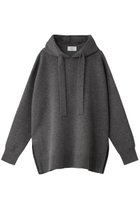 【プルミエ アロンディスモン/1er Arrondissement】のウールカシミアダブルフェイスフーディー チャコールグレー|ID: prp329100004234499 ipo3291000000035372149