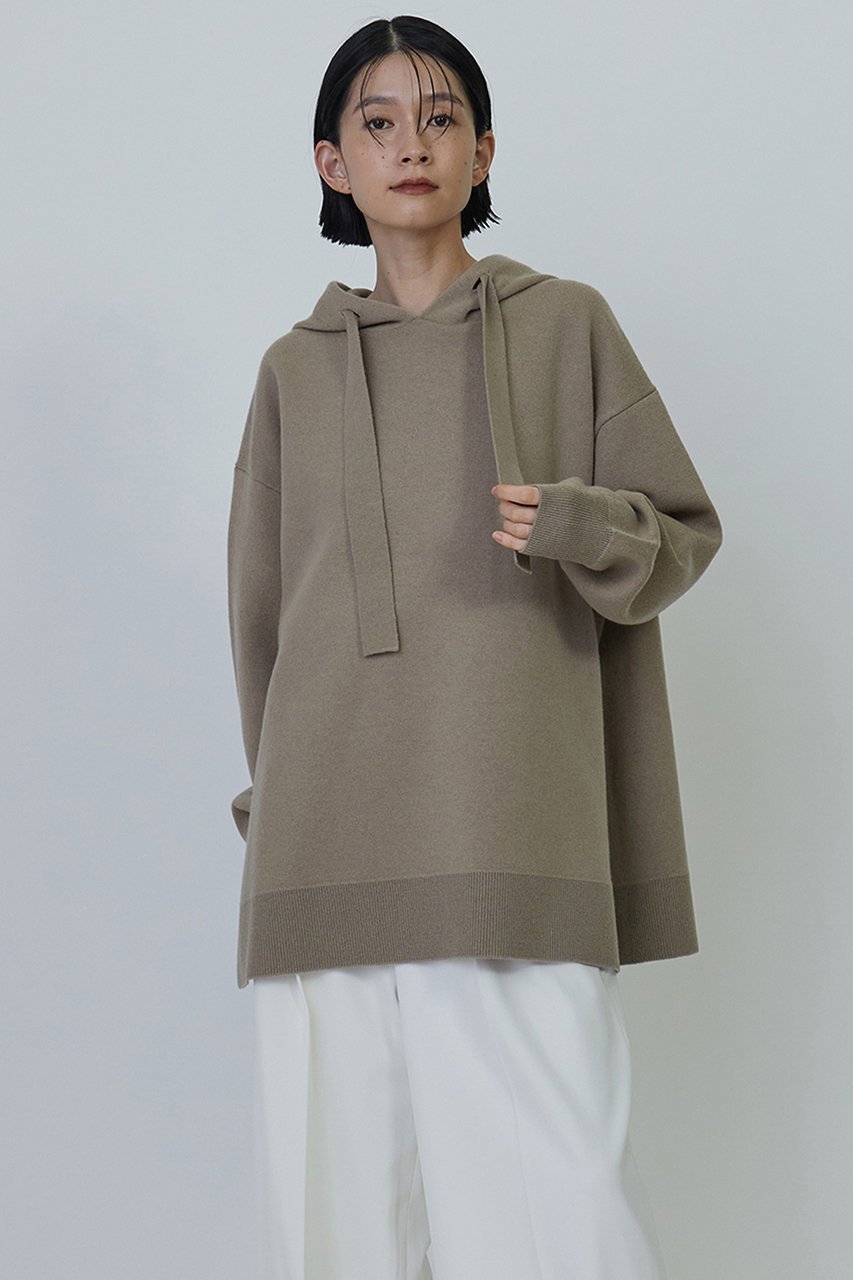 【プルミエ アロンディスモン/1er Arrondissement】のウールカシミアダブルフェイスフーディー 人気、トレンドファッション・服の通販 founy(ファニー) ファッション Fashion レディースファッション Fashion for Women トップス・カットソー Cut & Sew Tops ニット Knit Tops & Sweaters レディースパーカー・カジュアルフーディー Casual Hoodies & Sweatshirts スリット Slit, Slit Detail スリム Slim, Slim Fit パーカー Hoodie, Parka ポンチョ Poncho, Cape Style リラックス Relax, Relaxed Fit ルーズ Loose, Oversized ワイド Wide, Wide Fit 軽量 Lightweight, Ultra Light other-6|ID: prp329100004234499 ipo3291000000035962402