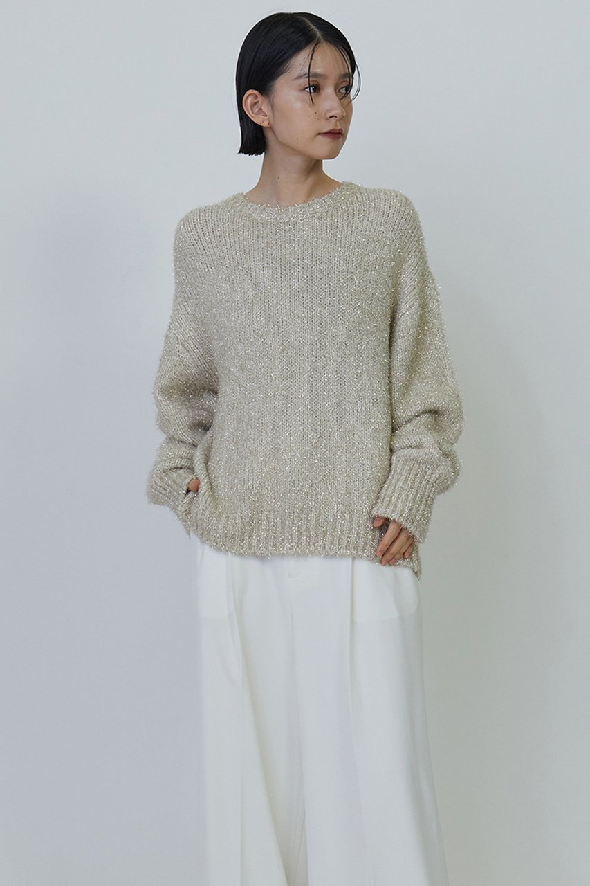 【プルミエ アロンディスモン/1er Arrondissement】のラメシャギーニットプルオーバー 人気、トレンドファッション・服の通販 founy(ファニー) 　ファッション　Fashion　レディースファッション　WOMEN　トップス・カットソー　Tops/Tshirt　ニット　Knit Tops　プルオーバー　Pullover　トレンド　Trend　エレガント 上品　Elegant　A/W・秋冬　Aw・Autumn/Winter・Fw・Fall-Winter　other-8|ID: prp329100004234500 ipo3291000000031381196