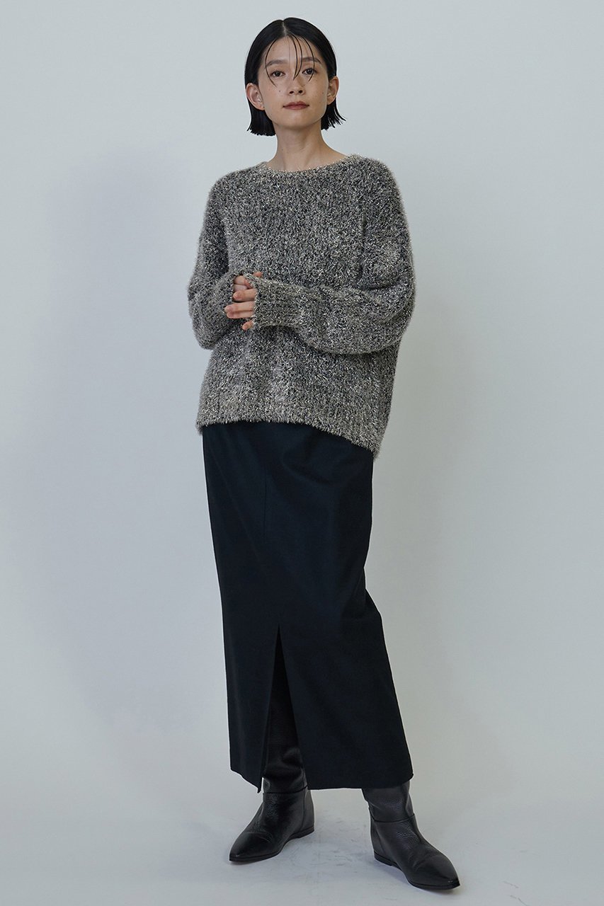 【プルミエ アロンディスモン/1er Arrondissement】のラメシャギーニットプルオーバー 人気、トレンドファッション・服の通販 founy(ファニー) 　ファッション　Fashion　レディースファッション　Fashion for Women　トップス・カットソー　Cut & Sew Tops　ニット　Knit Tops & Sweaters　カジュアルプルオーバー・ニットトップス　Pullovers & Knit Tops / Casual Pullovers　トレンド　Trend, Trending Now　エレガント 上品　Elegant　A/W・秋冬　Autumn/Winter　other-2|ID: prp329100004234500 ipo3291000000032957545