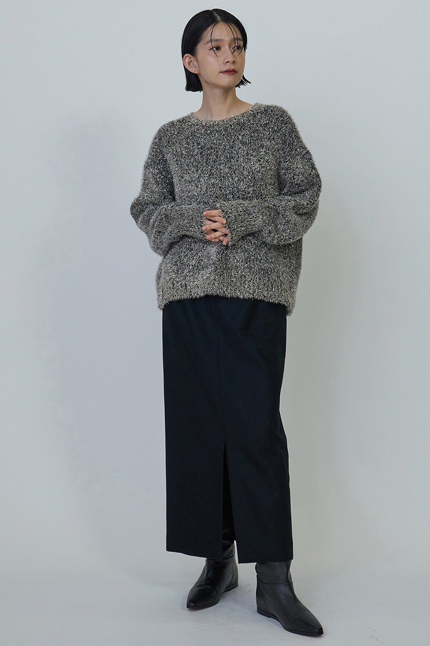 【プルミエ アロンディスモン/1er Arrondissement】のラメシャギーニットプルオーバー 人気、トレンドファッション・服の通販 founy(ファニー) 　ファッション　Fashion　レディースファッション　Fashion for Women　トップス・カットソー　Cut & Sew Tops　ニット　Knit Tops & Sweaters　カジュアルプルオーバー・ニットトップス　Pullovers & Knit Tops / Casual Pullovers　トレンド　Trend, Trending Now　エレガント 上品　Elegant　A/W・秋冬　Autumn/Winter　other-4|ID: prp329100004234500 ipo3291000000032957556