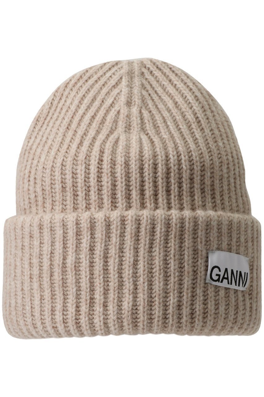 【アルアバイル/allureville】の【GANNI】STRUCTURED RIB BEANIE インテリア・キッズ・メンズ・レディースファッション・服の通販 founy(ファニー) 　ファッション　Fashion　レディースファッション　WOMEN　トップス・カットソー　Tops/Tshirt　ニット　Knit Tops　帽子　Hats　A/W・秋冬　Aw・Autumn/Winter・Fw・Fall-Winter　キャップ　Cap　シンプル　Simple　フィット　Fit　帽子　Hat　NEW・新作・新着・新入荷　New Arrivals　ベージュ|ID: prp329100004234506 ipo3291000000029349821