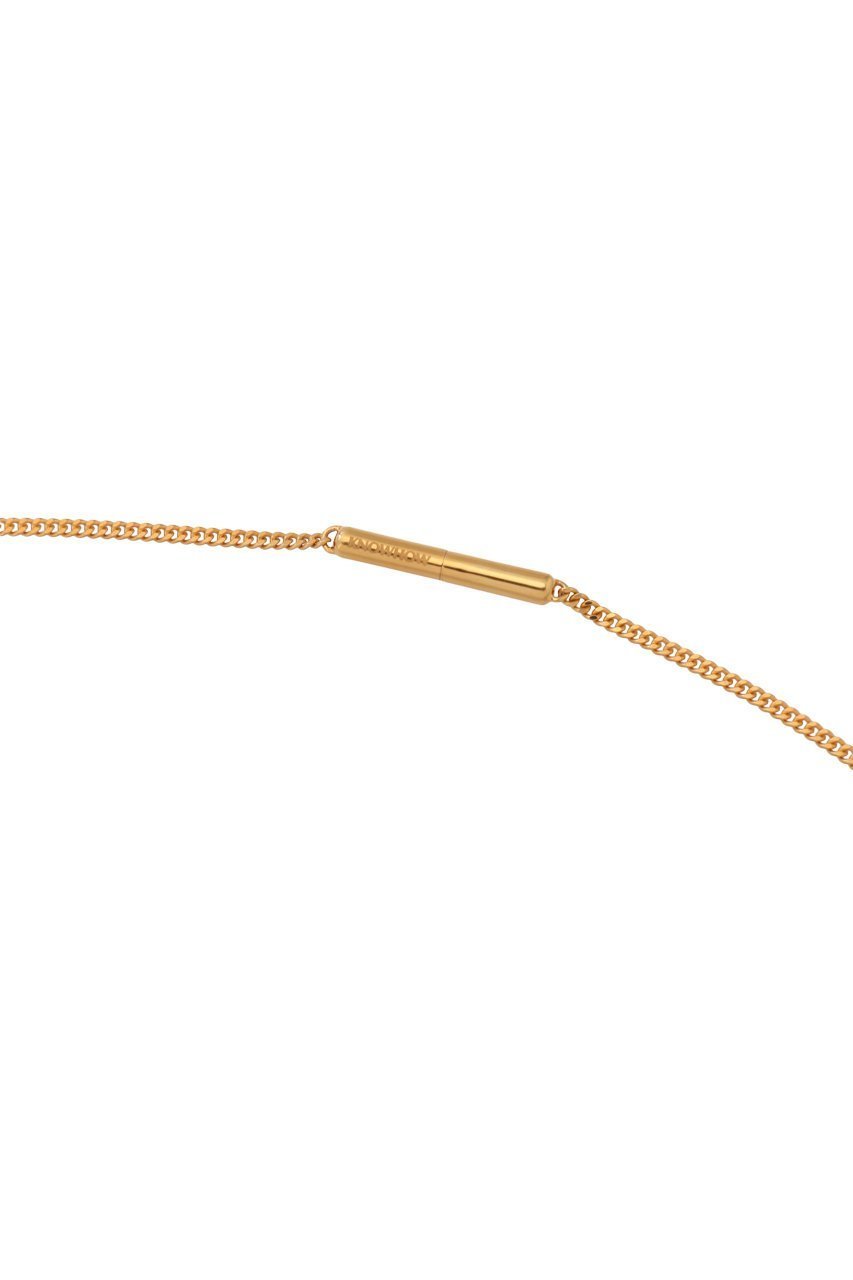 【ノウハウ/KNOWHOW】のTwist ネックレス ゴールド/Curve 45cm 人気、トレンドファッション・服の通販 founy(ファニー) 　ファッション　Fashion　レディースファッション　Fashion for Women　ジュエリー　Jewelry　ネックレス　Necklaces & Pendants　ユニセックス　Unisex, Genderless　おすすめ　Recommended / Our Picks　ショート　Short, Short Length　シンプル　Simple, Minimal　チェーン　Chain, Chain Strap　ツイスト　Tweed, Tweed Fabric　ネックレス　Necklace, Pendant Necklace　other-4|ID: prp329100004234520 ipo3291000000035756186