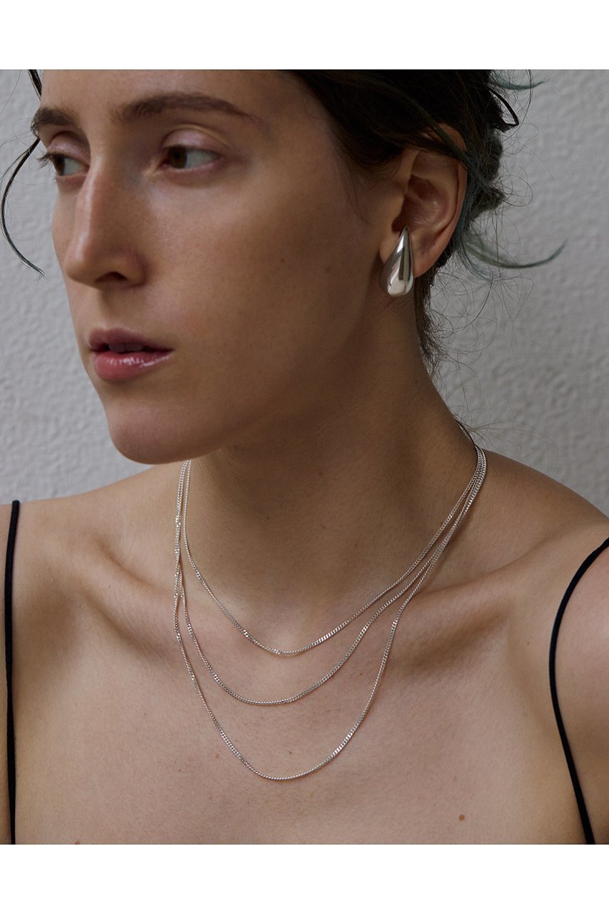 【ノウハウ/KNOWHOW】のTwist ネックレス シルバー/Curve 40cm 人気、トレンドファッション・服の通販 founy(ファニー) 　ファッション　Fashion　レディースファッション　Fashion for Women　ジュエリー　Jewelry　ネックレス　Necklaces & Pendants　ユニセックス　Unisex, Genderless　ショート　Short, Short Length　シルバー　Silver, Metallic Silver　ジュエリー　Jewelry, Accessories　スタイリッシュ　Stylish, Fashionable　チェーン　Chain, Chain Strap　ツイスト　Tweed, Tweed Fabric　ネックレス　Necklace, Pendant Necklace　定番　Standard, Basic Item　other-2|ID: prp329100004234524 ipo3291000000035756201